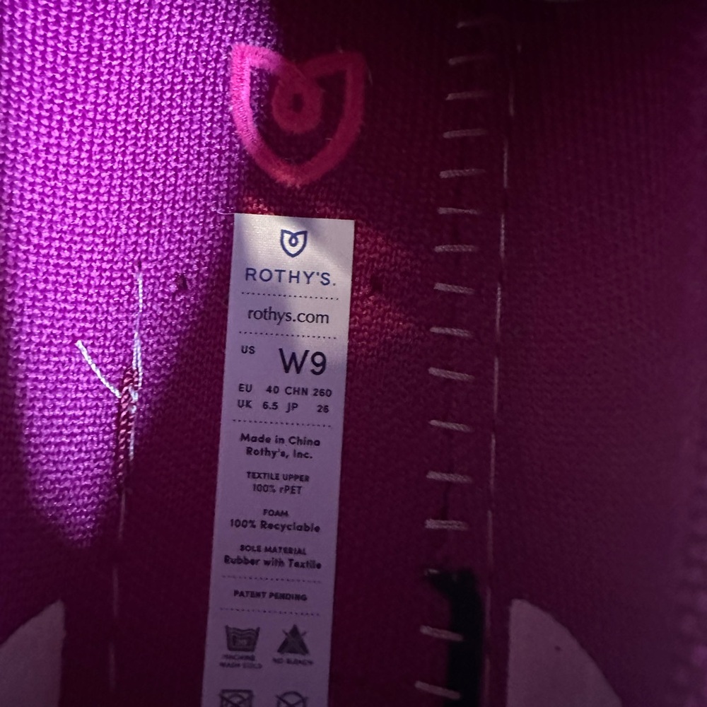 Brand new Rothy's Fuchsia Moccasin Driver for Women’s - Picture 4 of 4